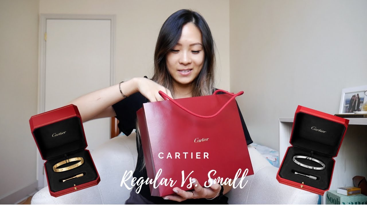 CARTIER UNBOXING: Small vs Regular Love Bracelet