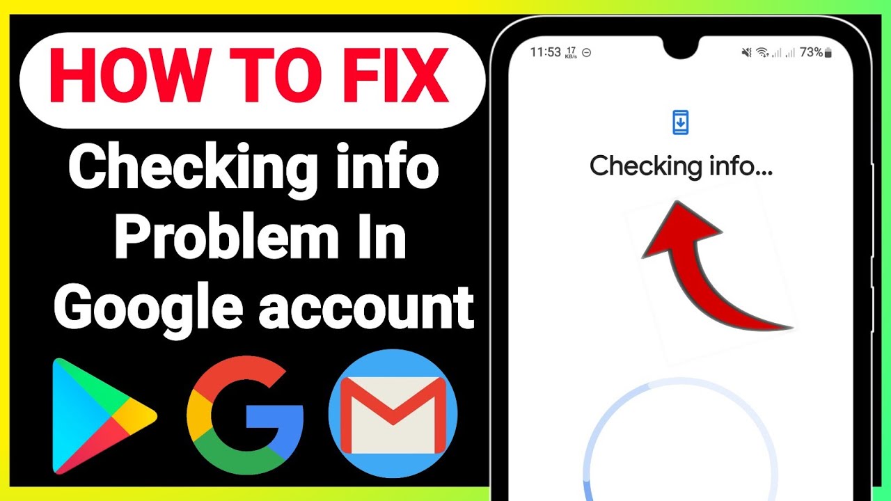 How to Solve Checking Info Problem in Play Store | Checking info loop Android