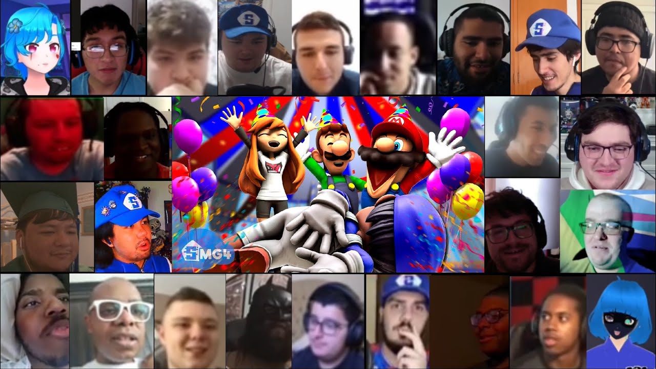 SMG4: Супер SMG4 Party Reaction Mashup