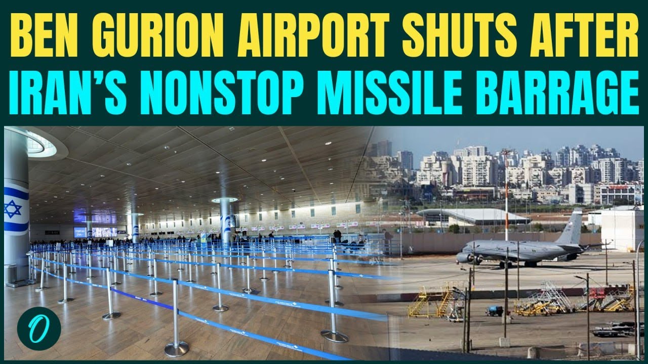 Iran BOMBS Israel&rsquo;s Ben Gurion Airport- 4 Iranian Missiles POUND Airport in 40 Min; Israelis PANIC 