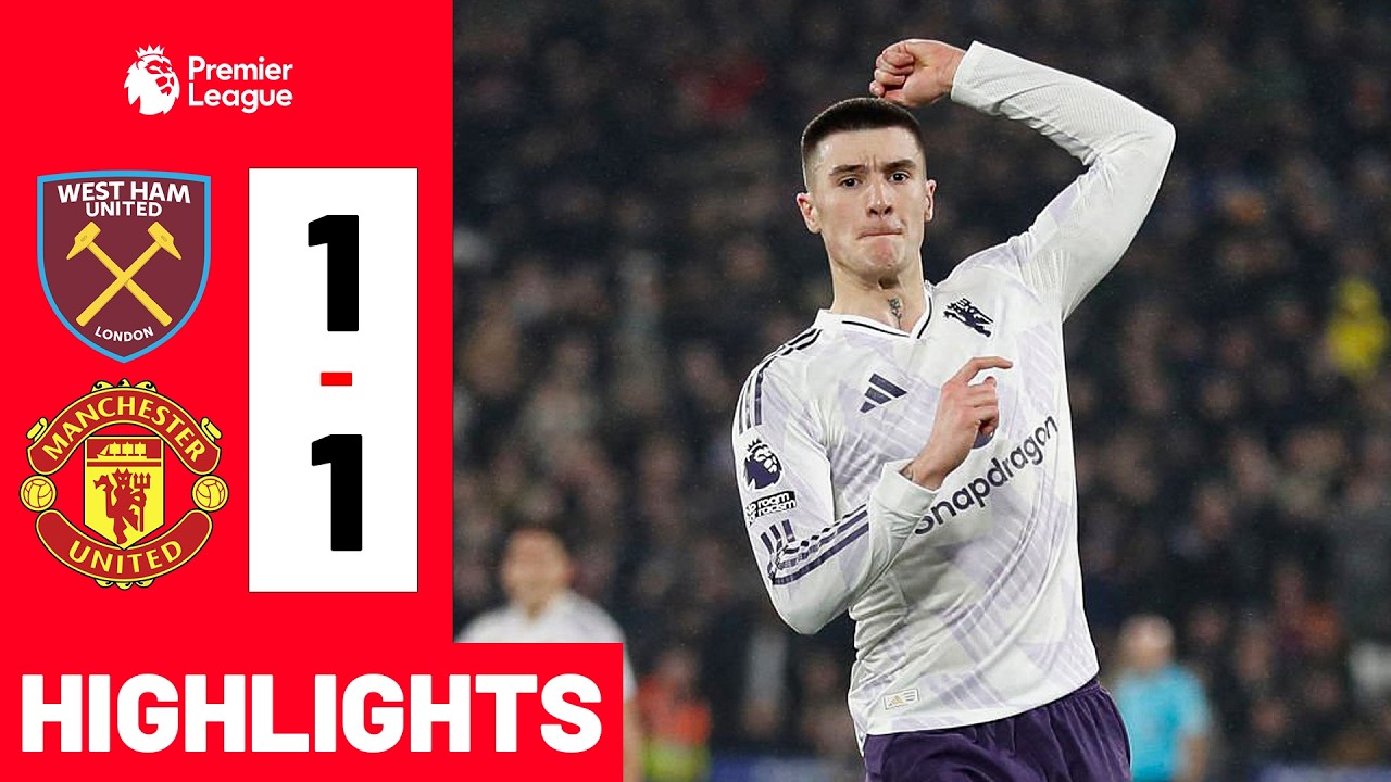 &Scaron;e&scaron;ko! West Ham vs Manchester United 1-1 HIGHLIGHTS All GOALS Premier League 25/26