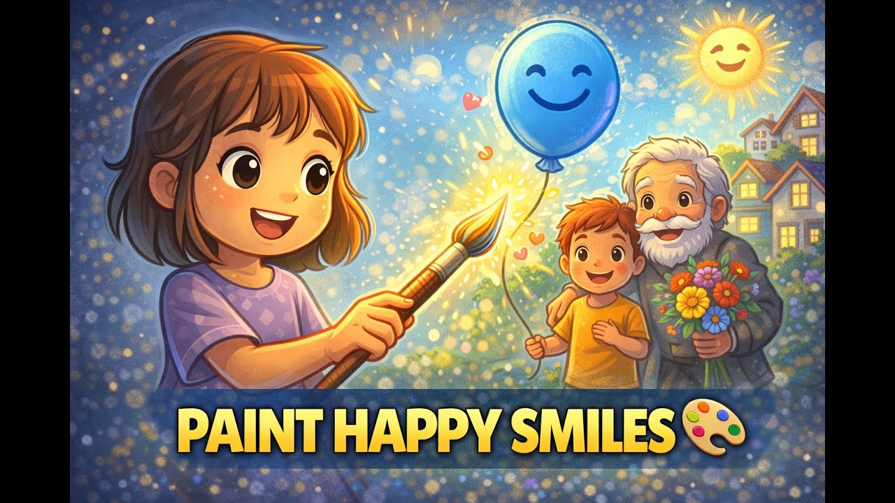 The Magical Paintbrush 🎨 | Kindness Story for Kids | Moral Story  | Bedtime Story for Kids