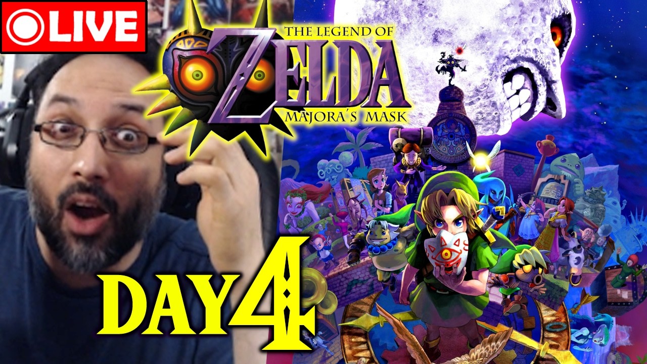 VB plays Legend of Zelda: Majora's Mask - Day 4 | FIRST Playthrough! | Livestream 🔴
