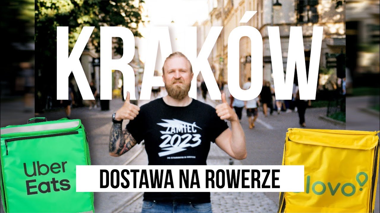 Praca jako kurier rowerowy w Krakowie. Dostawa jedzenia