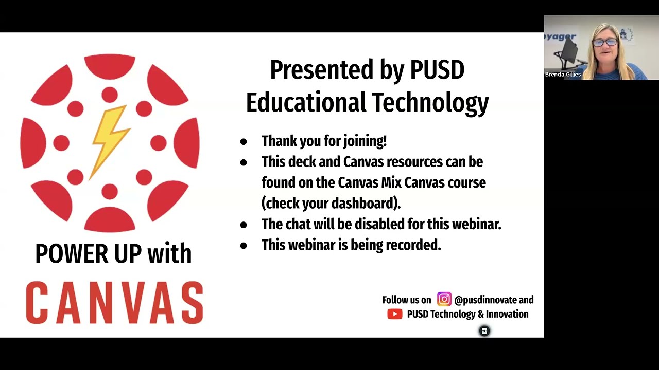 EdTech Webinar Series 25-26 - Canvas for Elementary