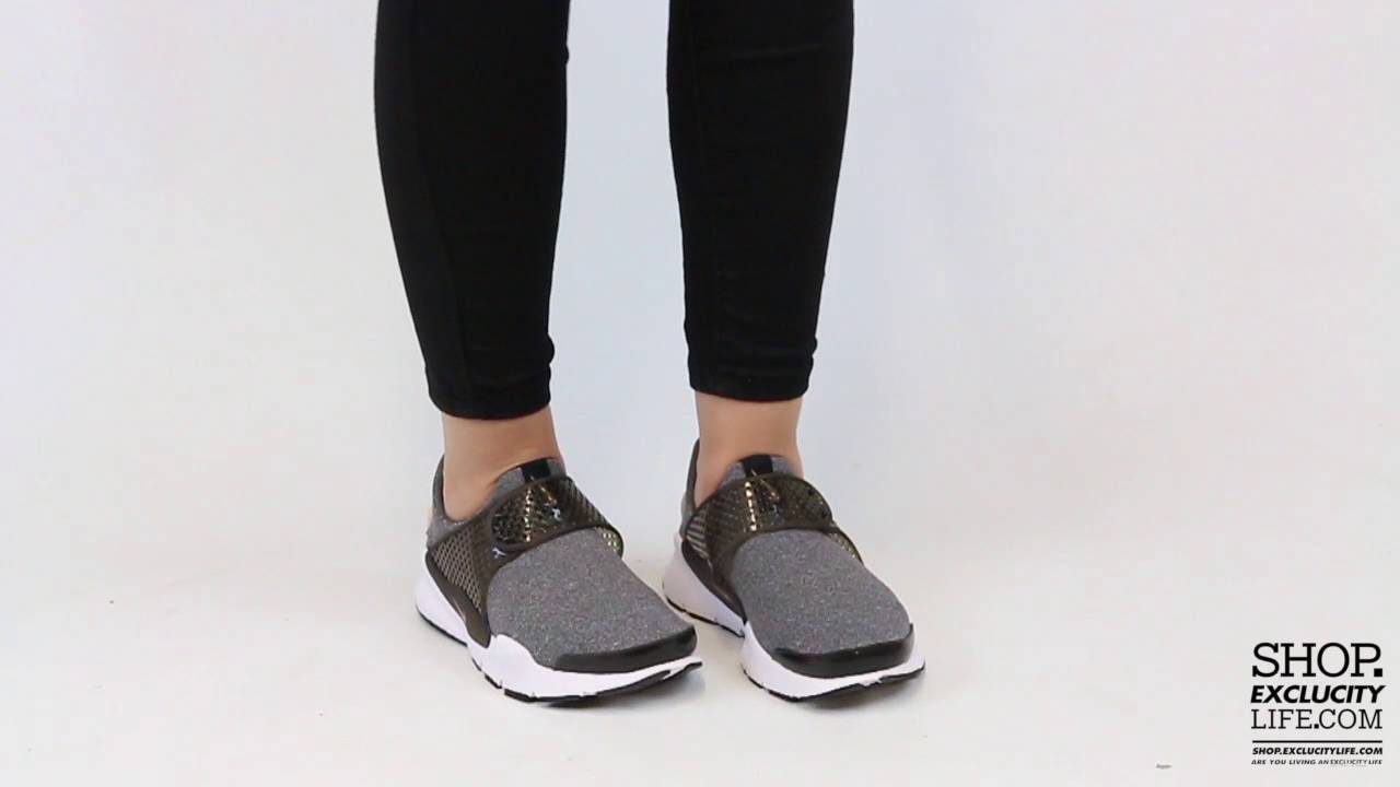 Women's Nike Sock Dart SE Vachetta Tan On feet Video at Exclucity