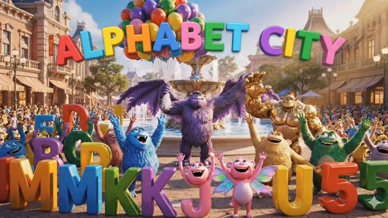 Alphabet City [S1_E31] (ENGLISH)| Monster Edition 🧩👾 | Fun Learning Adventure for Kids