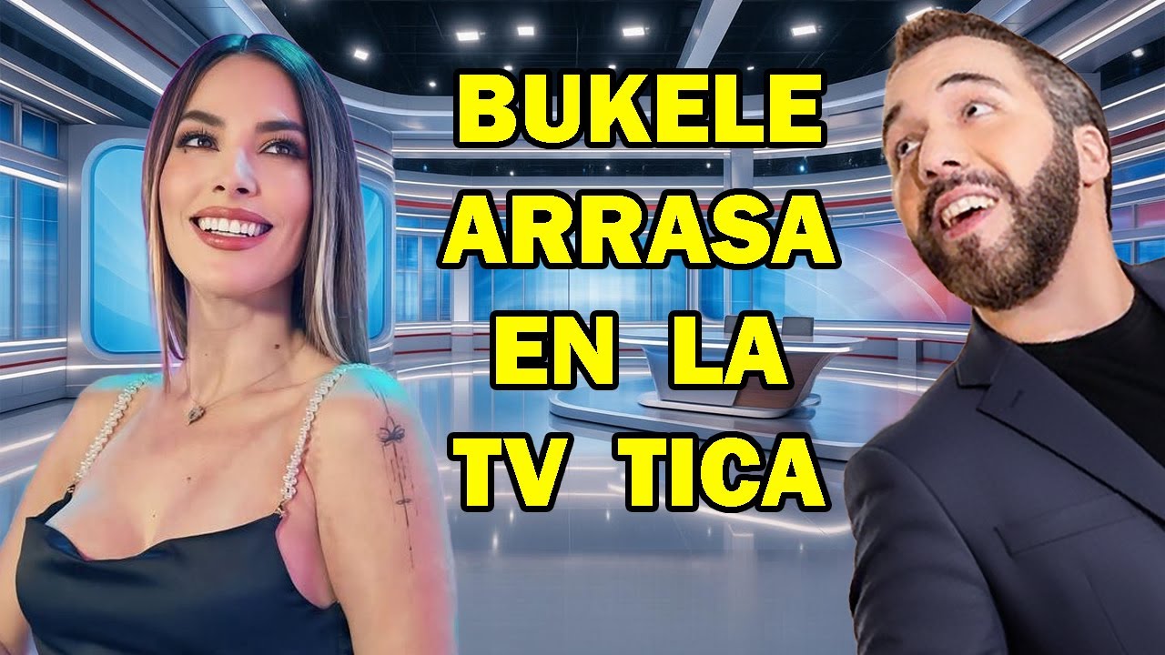 En la TV de Costa Rica ponen como ejemplo a Bukele por esta Cuestión