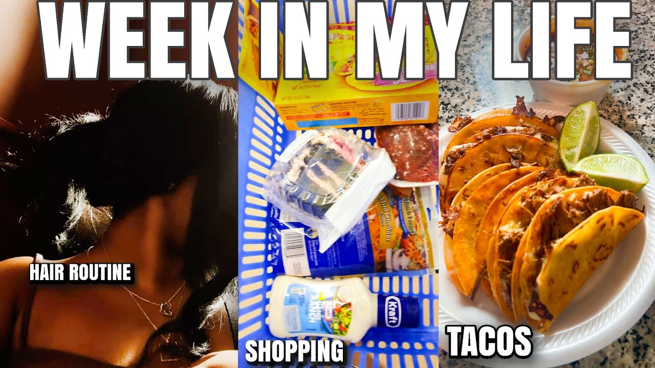 week in my life, shopping, grocery haul, sick days, cooking,etc