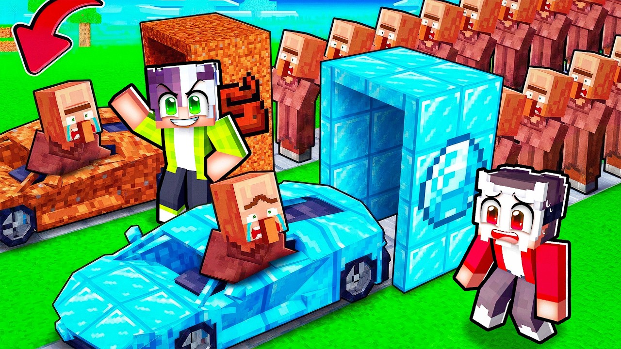 MİLYONER ARABA GELİŞTİRME MAKİNESİ YAPIP YARŞI KAZANDIM🏆 - Minecraft