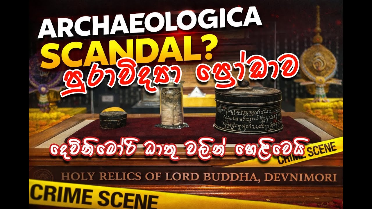 Archaeological scandal  දෙව්නිමෝරි ධාතු වලින් හෙළිවන පුරාවිද්‍යා ප්‍රෝඩාව #relics #buddha #history
