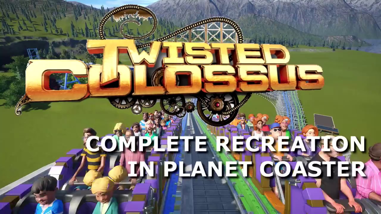 Twisted Colossus at Six Flags Magic Mountain | Complete Recreation in Planet Coaster