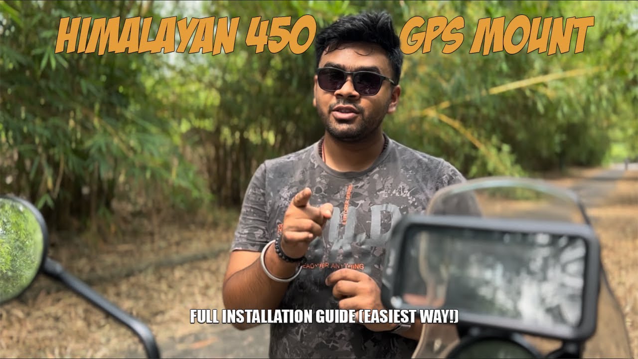BEST WATERPROOF MOBILE HOLDER FOR BIKE | HIMALAYAN 450 GPS MOUNT | DETAILED INSTALLATION GUIDE