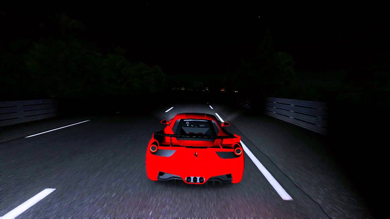 Forza Motorsport 6 Ferrari 458 Italia S800 2009 @ Le Mans at night