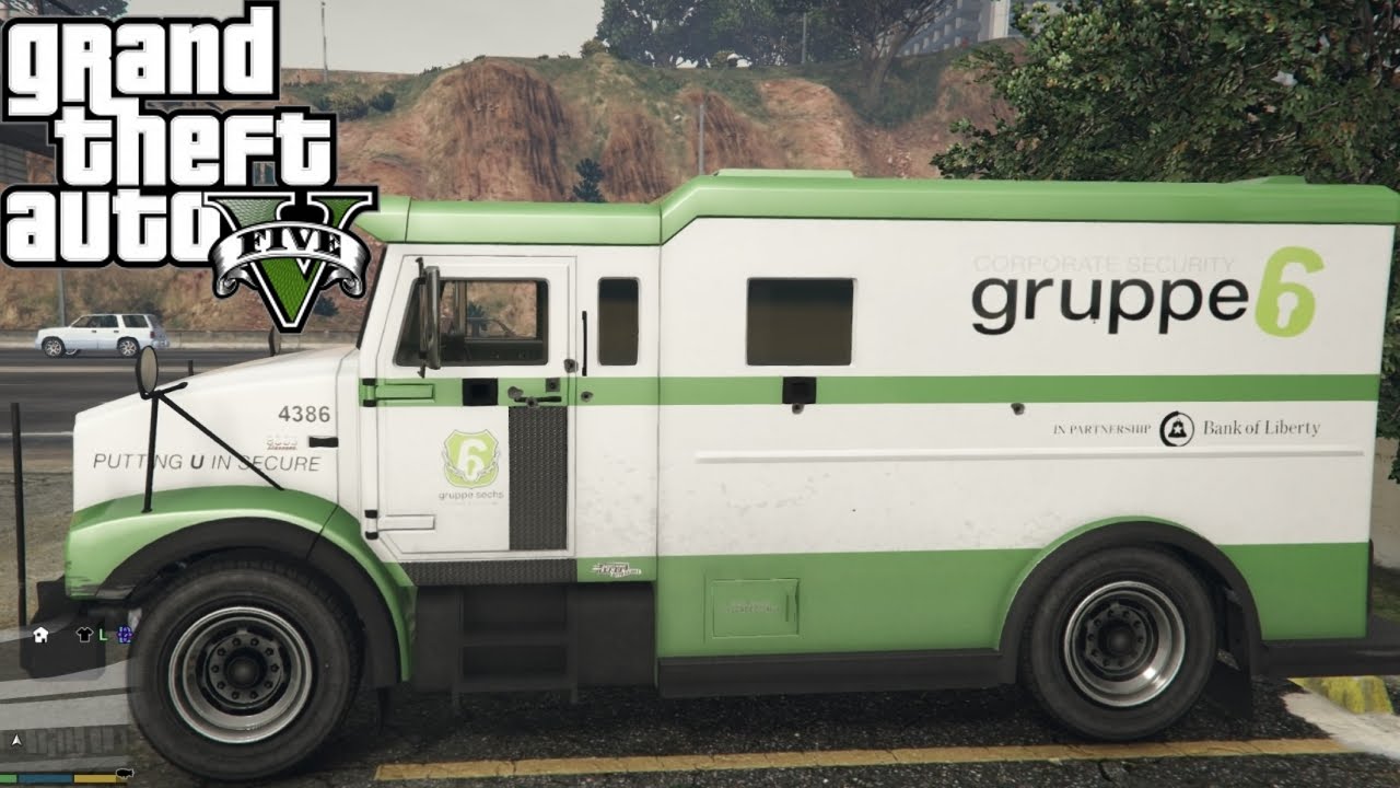 GTA V Next Gen PS4 - Brute Stockade Armored Truck Test Drive