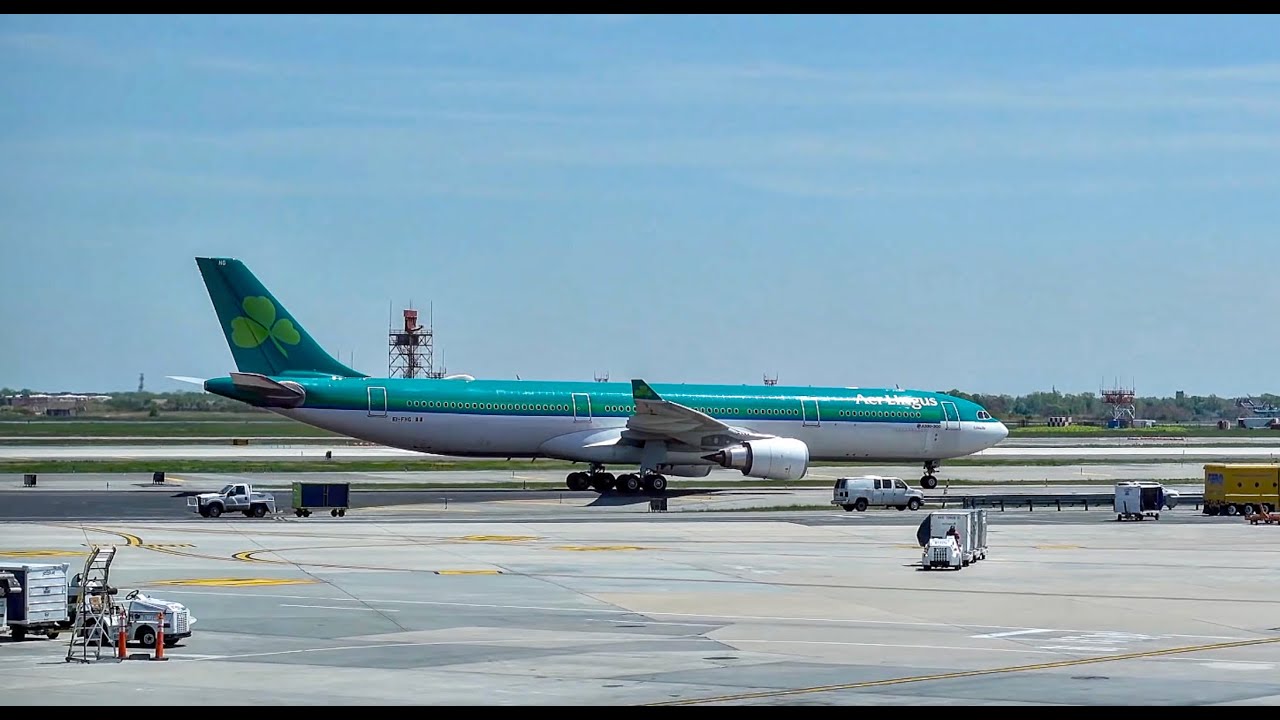 Aer Lingus Airbus A330-300 / New York JFK to Dublin / Tour of Ireland