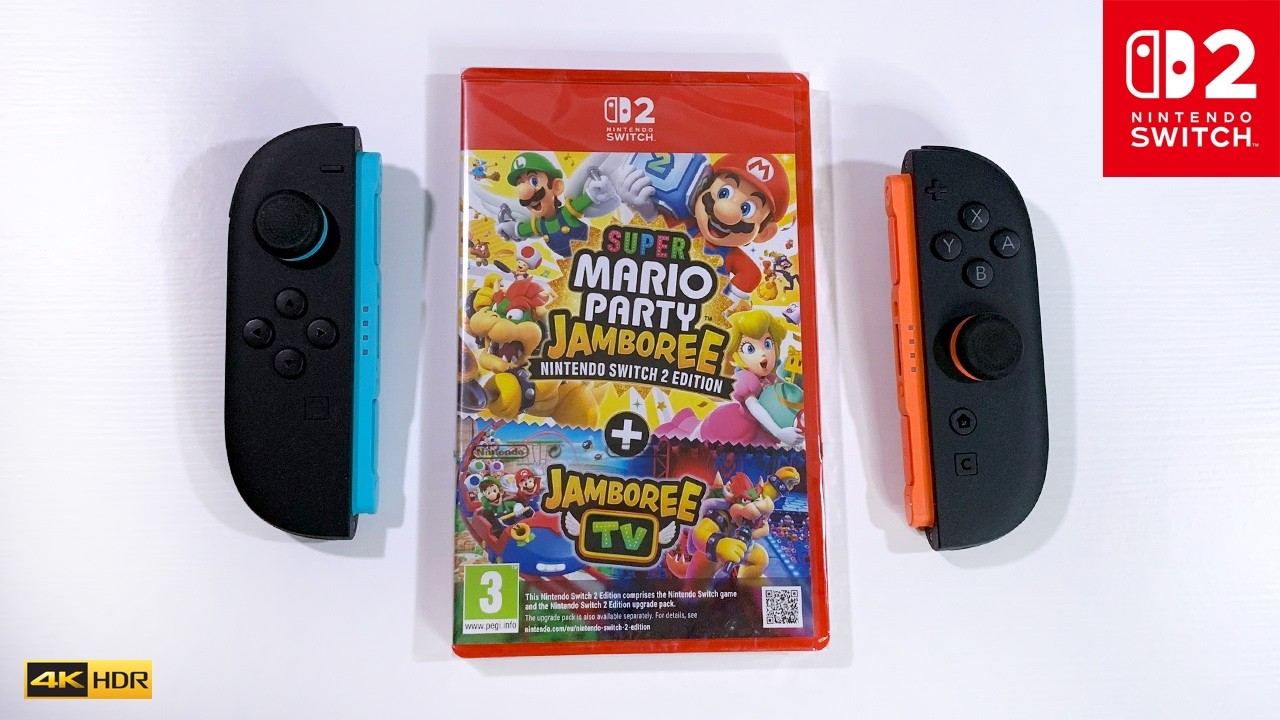 Super Mario Party Jamboree Nintendo Switch 2 Edition + Jamboree TV Unboxing