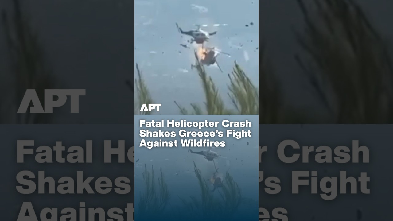 Deadly Mid-Air Collision: Two Firefighters Killed Battling Greece Wildfires | APT