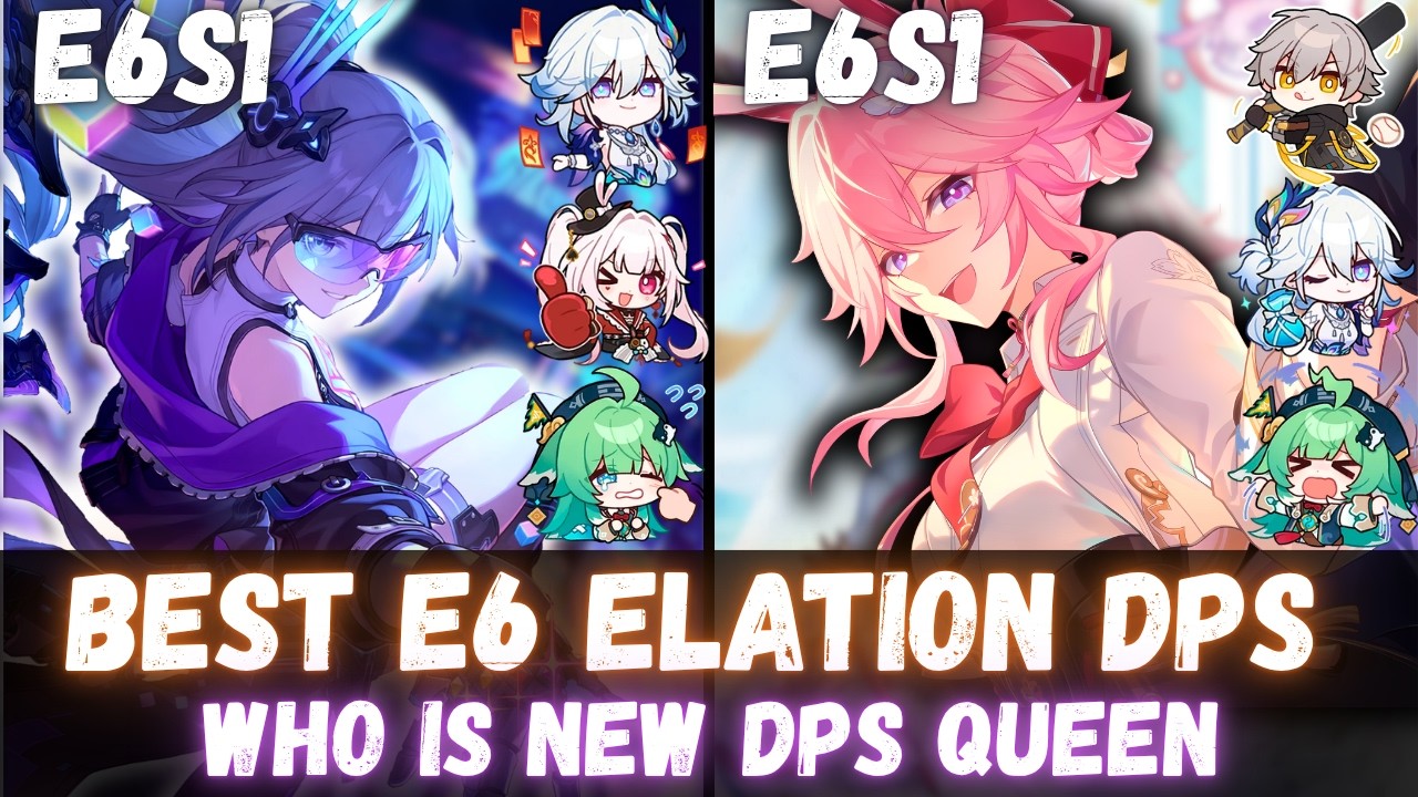 V3 | Best E6 Elation DPS | E6S1 Silver Wolf vs E6S1 Evanescia | AA | HSR 4.2