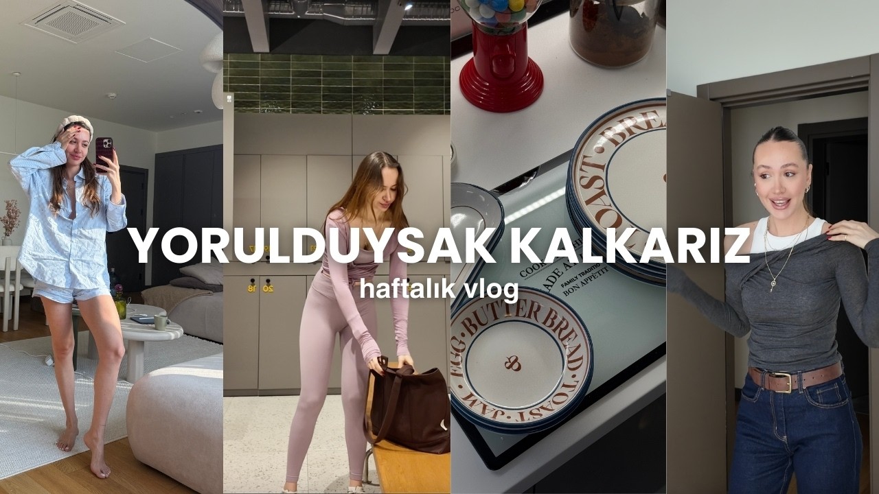 HER ŞEY BOL GELİYOR VLOG | antrenman haftası, sağlıklı öğünlerim, iremle mutfakta, biriken kargolar