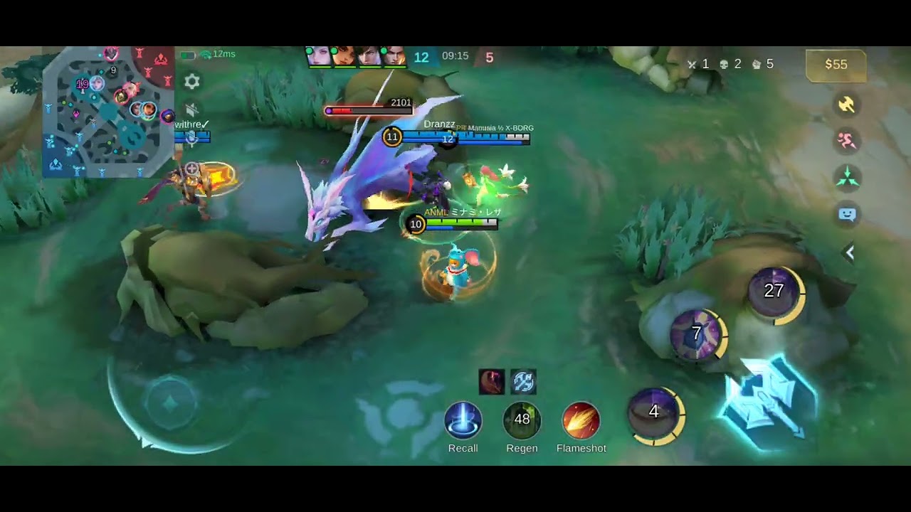 Gak ada damage Nana gua