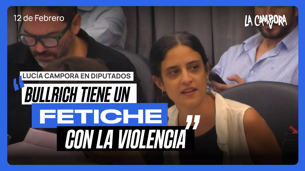 “RÉGIMEN PENAL JUVENIL: el marketing punitivista de Patricia Bullrich” | LUCÍA CÁMPORA en DIPUTADOS 