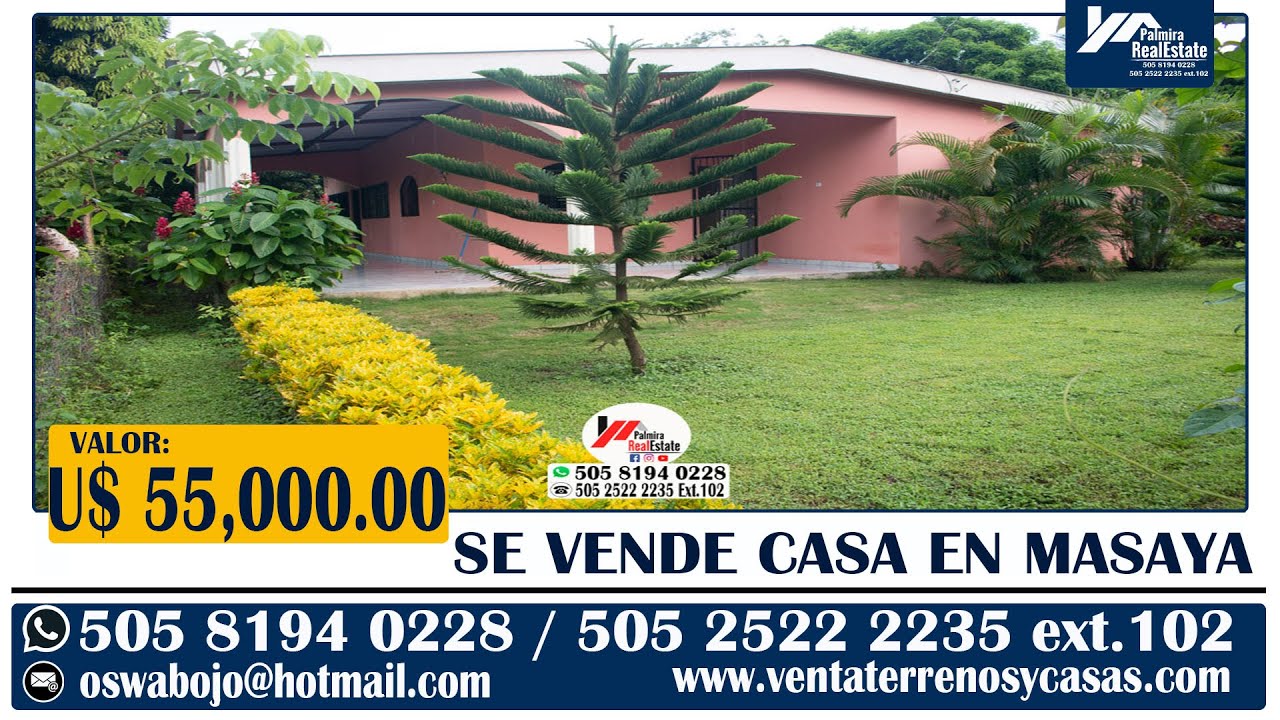 Casas en Nicaragua - Venta de propiedad en super precio en masaya (C-VCP-69)