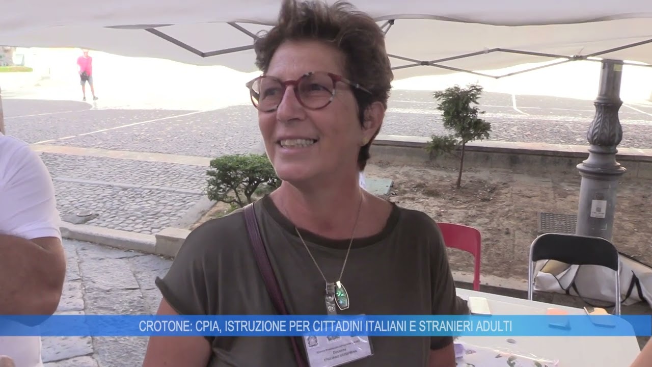 CROTONE: CPIA, ISTRUZIONE PER CITTADINI ITALIANI E STRANIERI ADULTI
