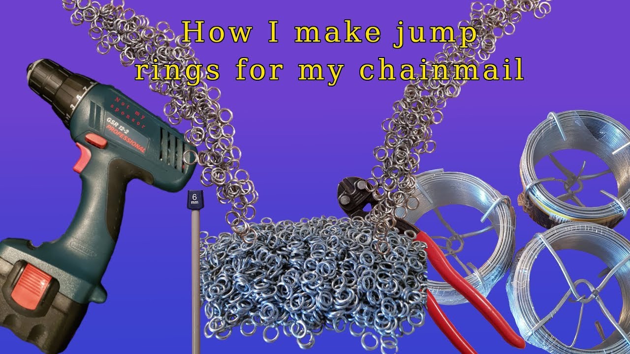 How I make jump rings for my Chainmail