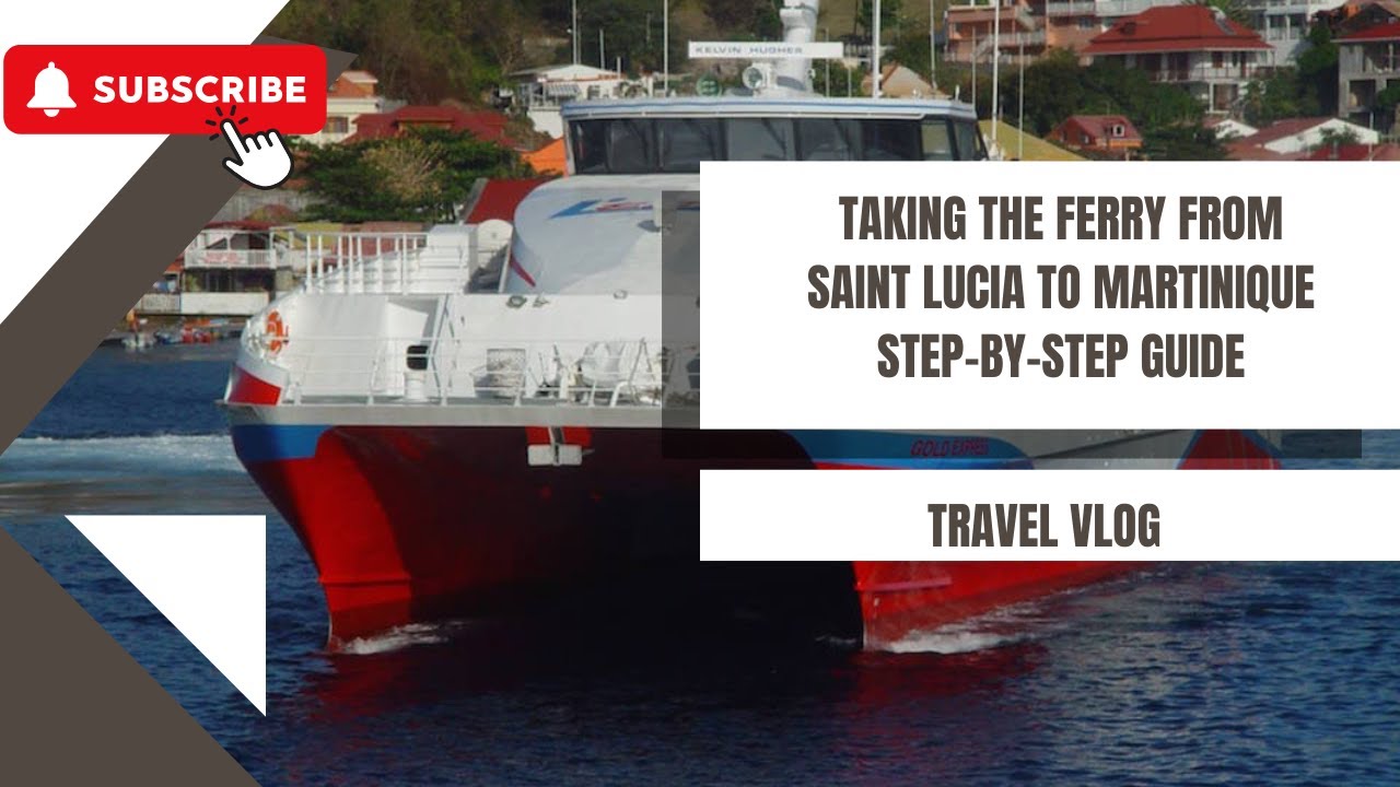Solo travel from Saint Lucia to Martinique 🇲🇶 on the ferry!⛴️ #caribbean #islands #ferryservice