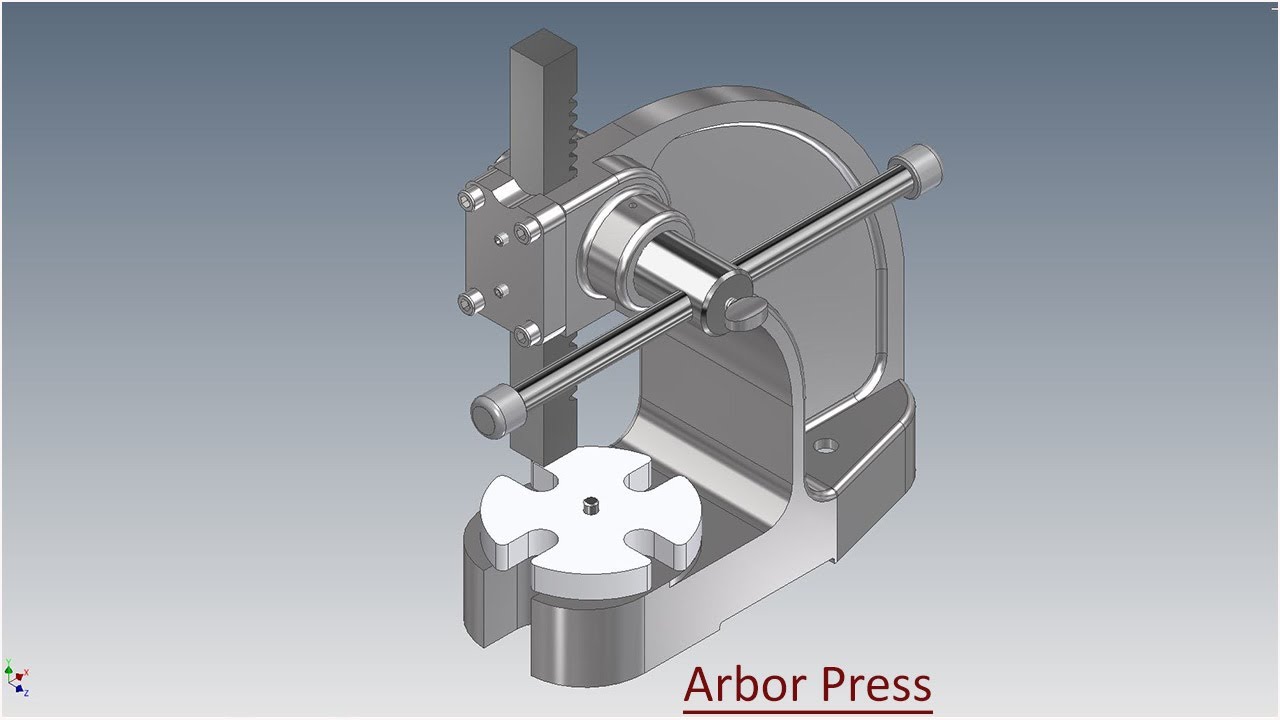 Arbor Press || Autodesk Inventor Tutorial