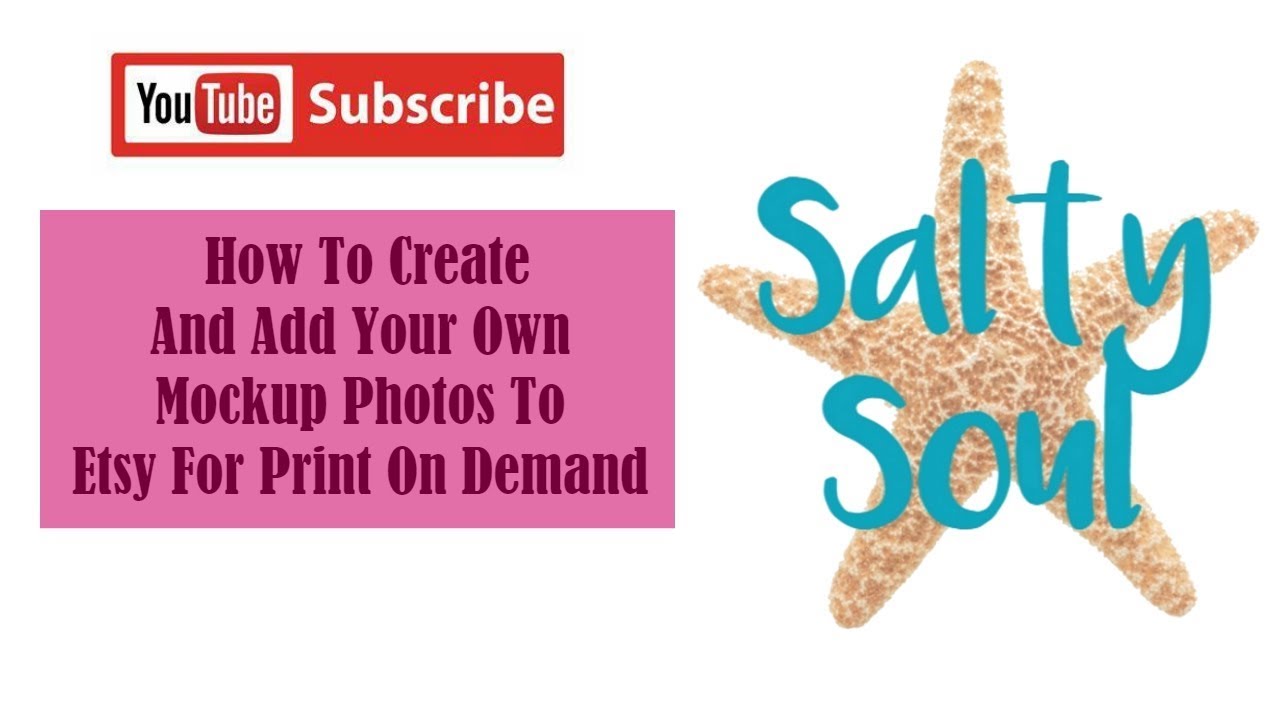 How To Make & Add Your Own Mockups to Etsy Printful