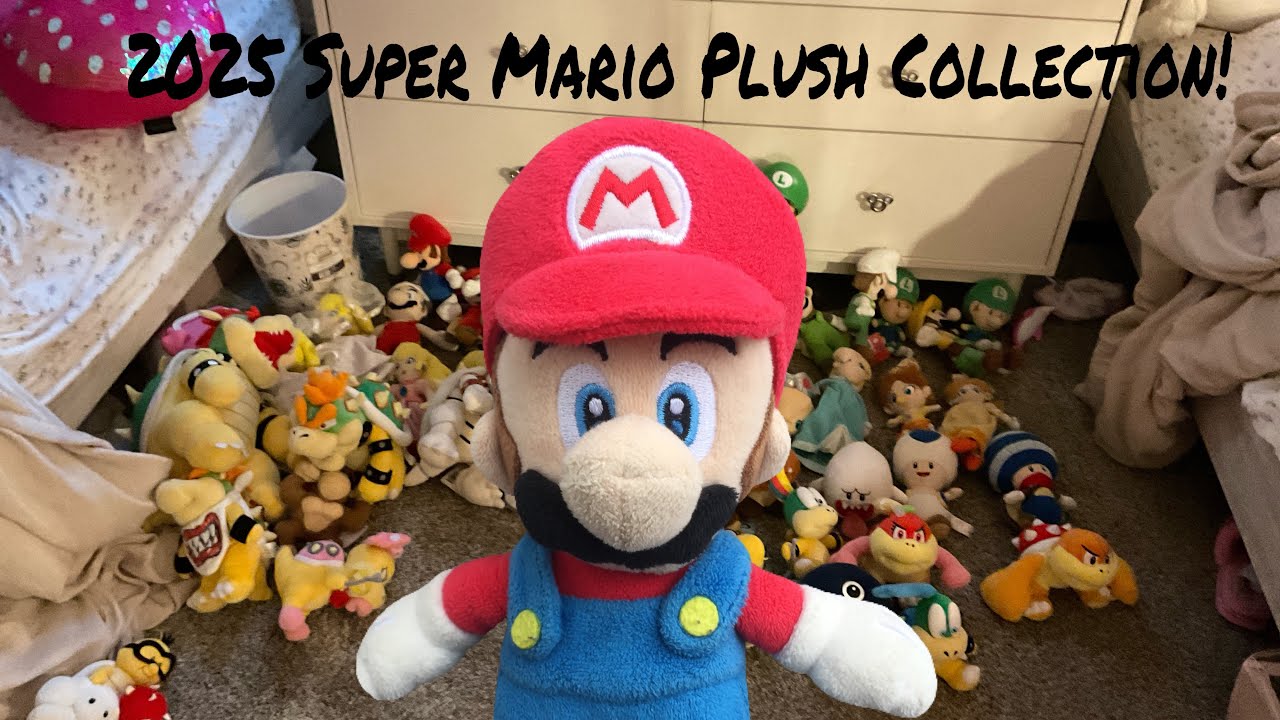 2025 SUPER MARIO PLUSH COLLECTION!