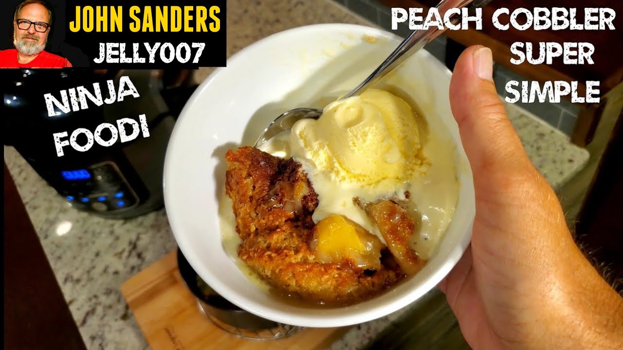 PEACH COBBLER NINJA FOODI Simple Fast Delicious Louisiana Mix