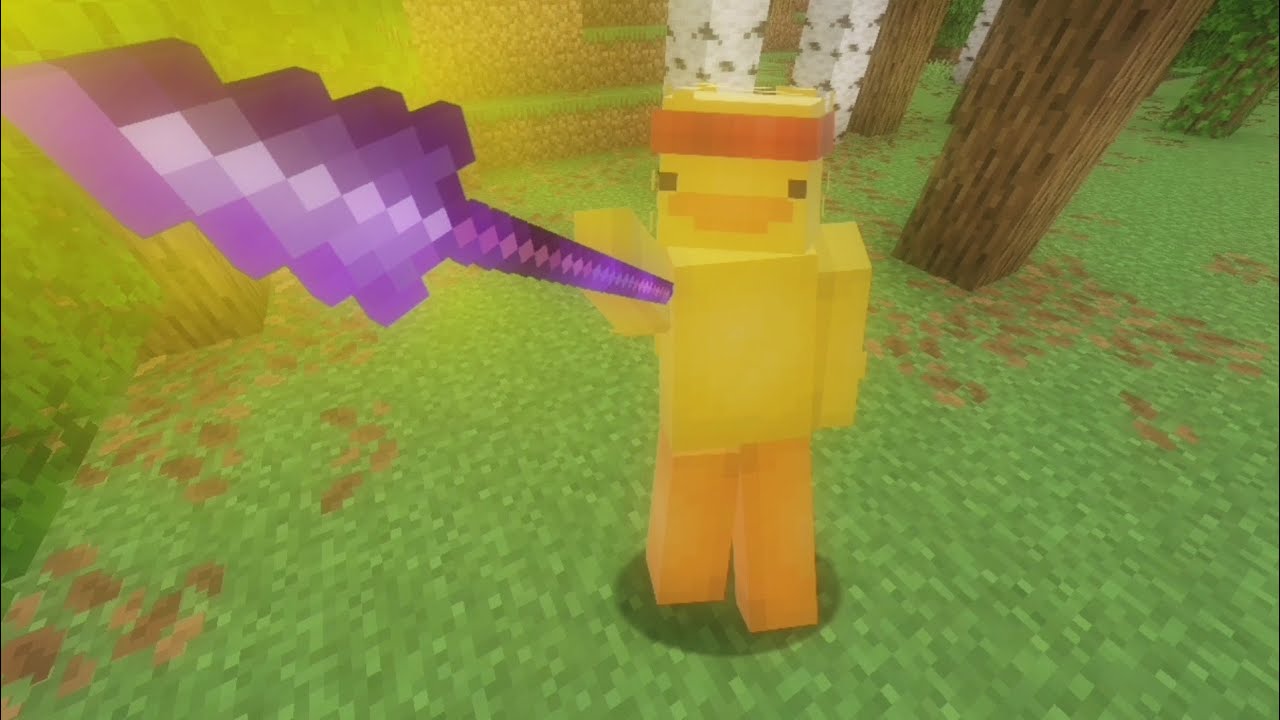 أتقنت الرمح في ماينكرافت 