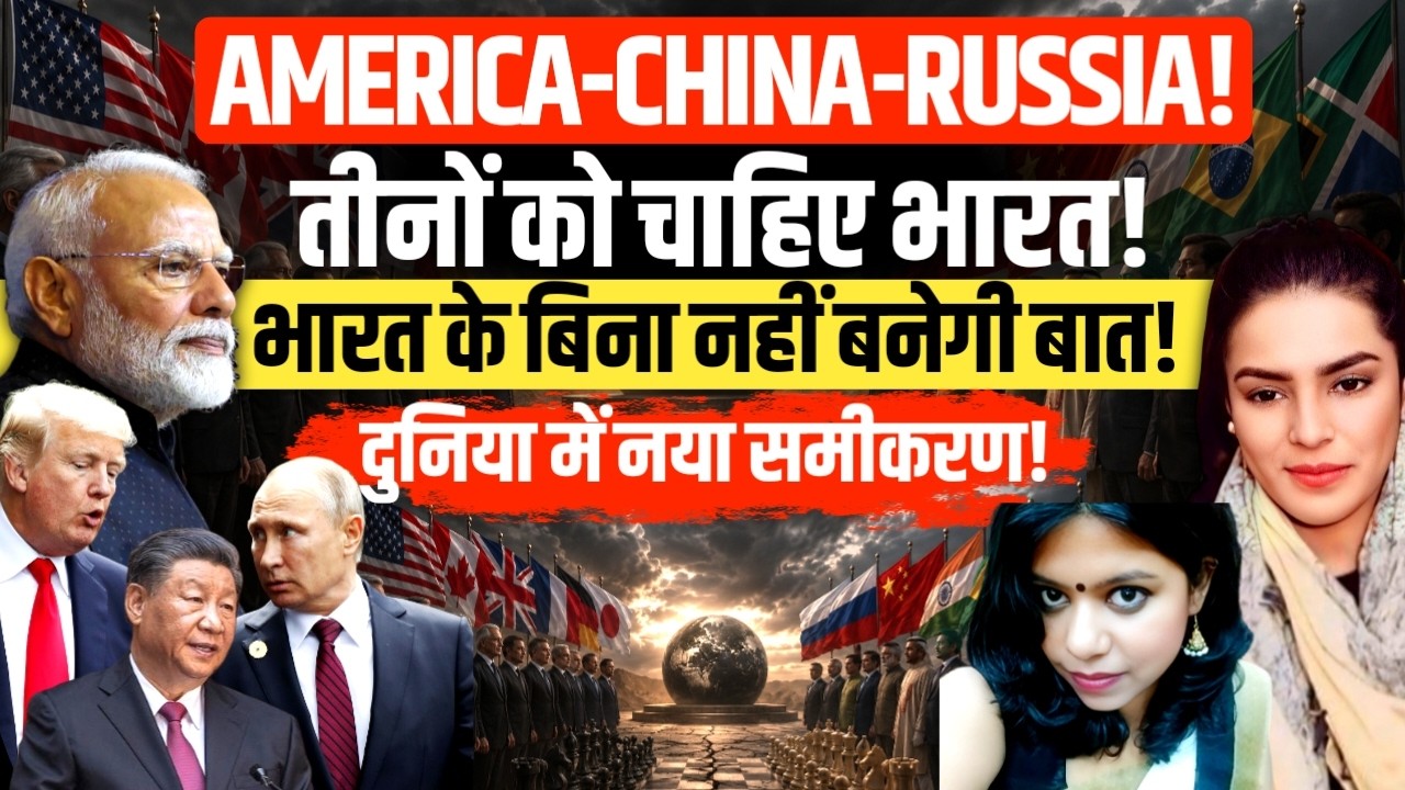 Why Trump, Xi & Putin Are Courting India | Modi's Global Strategy | Monica Verma | Amber Zaidi
