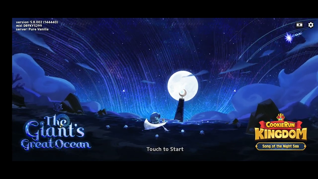1 Hour 'Song of the Night Sea' Opening Title Music Soundtrack OST - Cookie Run Kingdom