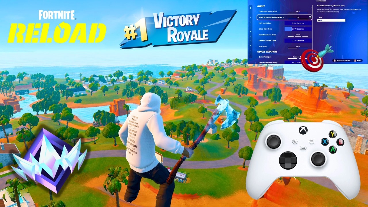 *NEW* Best Controller Settings + Sensitivity For Fortnite Chapter 7! (PS4/PS5/XBOX/PC)