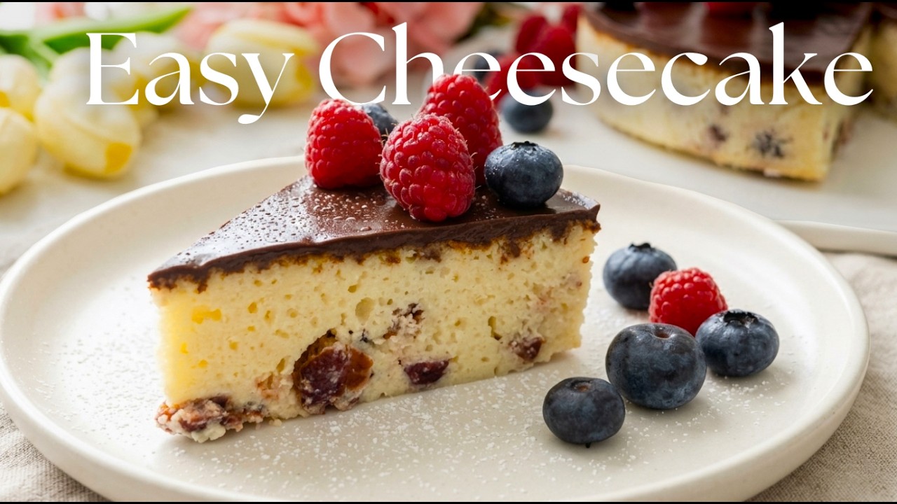 Easy Cottage Cheese Cheesecake 😋 🍰
