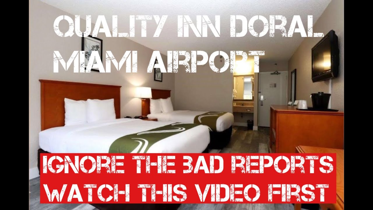 Quality inn Miami Airport Doral FULL hotel review
