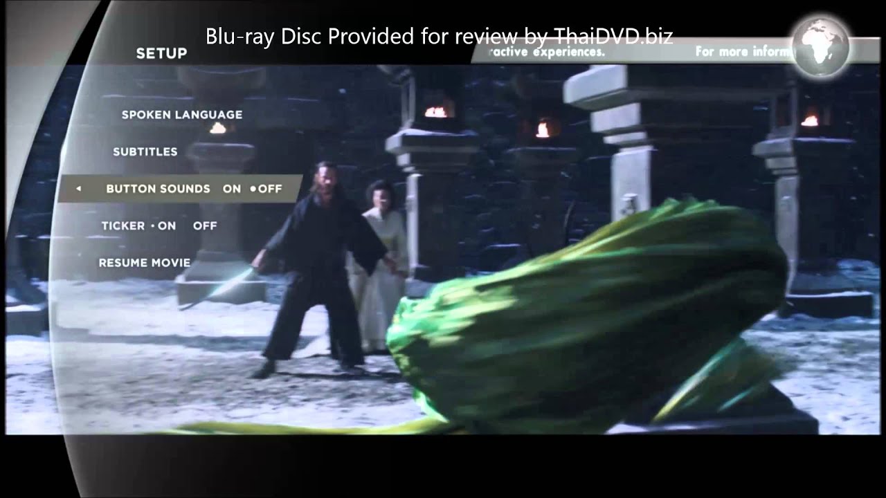 47 Ronin 2013 Blu ray Menu Preview