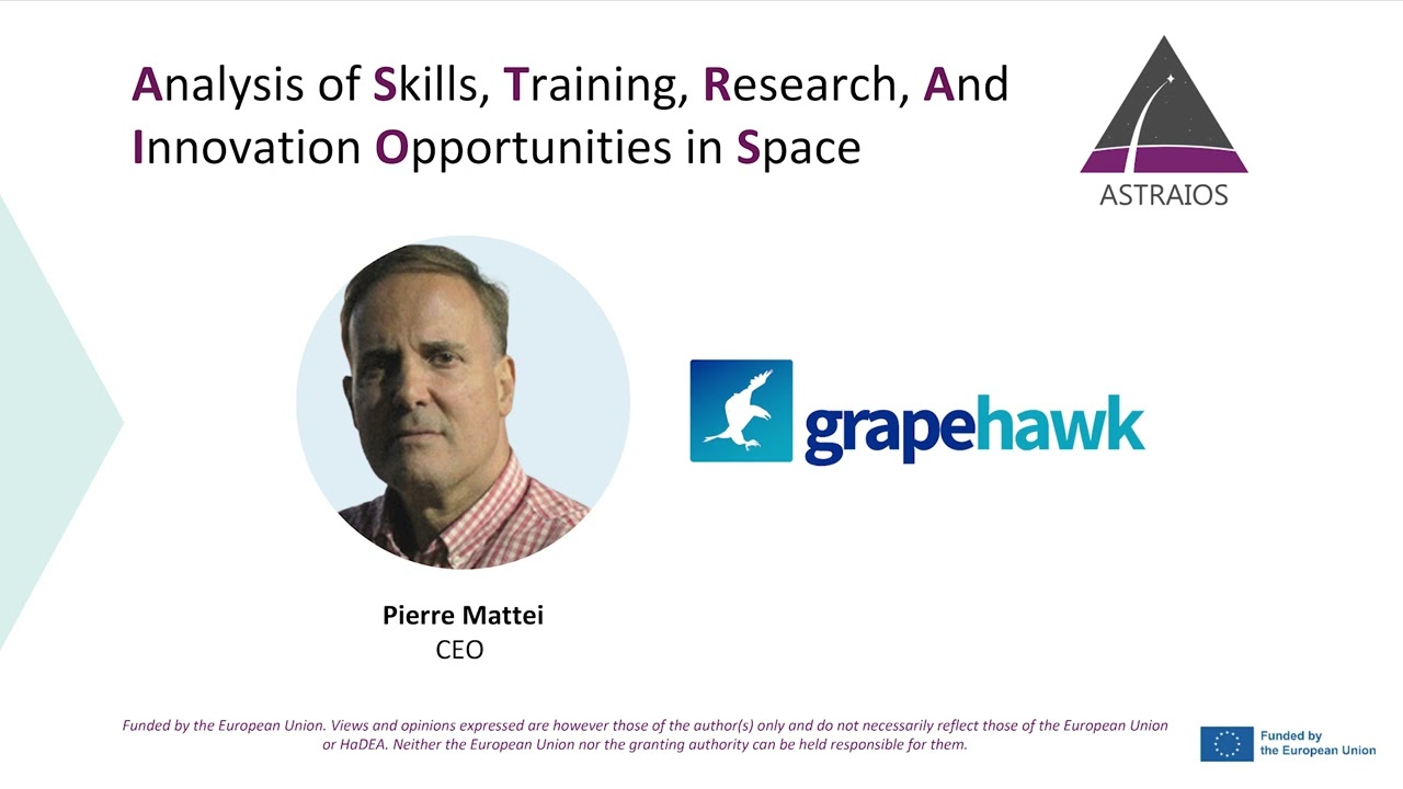 🚀ASTRAIOS Podcast Series: Success Stories in EO & GNSS | Pierre Mattei