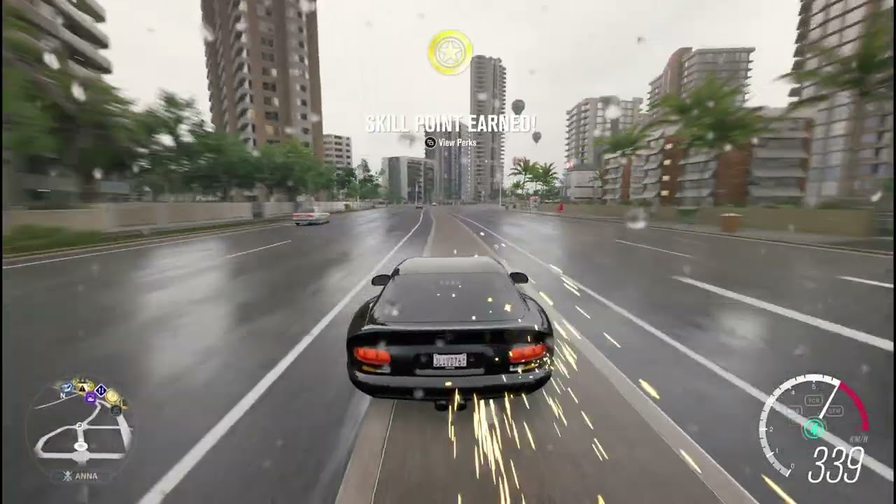 Twin Turbo '92 Viper Cuts Up Traffic In The Rain | Forza Horizon 3 Dev Build