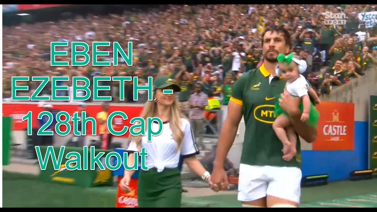 Eben Etzebeth - Walkout Onto Field - Mbombela Stadium - 28 Sept 2024 - Springboks Vs Argentina