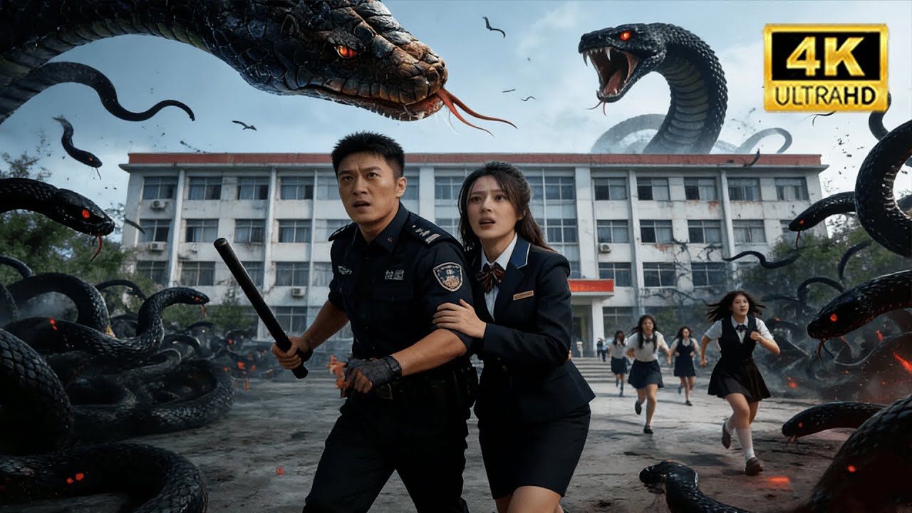 【 🎥Doblado al Españo 】Serpientes mutantes atacan campus, gigante devora rector!⚠️🐍