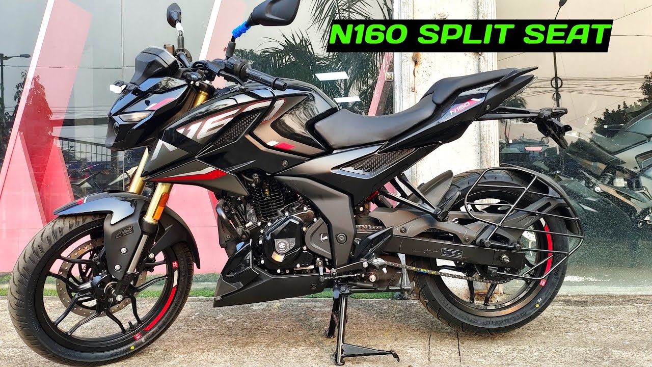 New Bajaj Pulsar N160 Black Edition Split Seat Dual ABS Detail Walkaround Review ⭕❗⭕||@LocalAbroad 