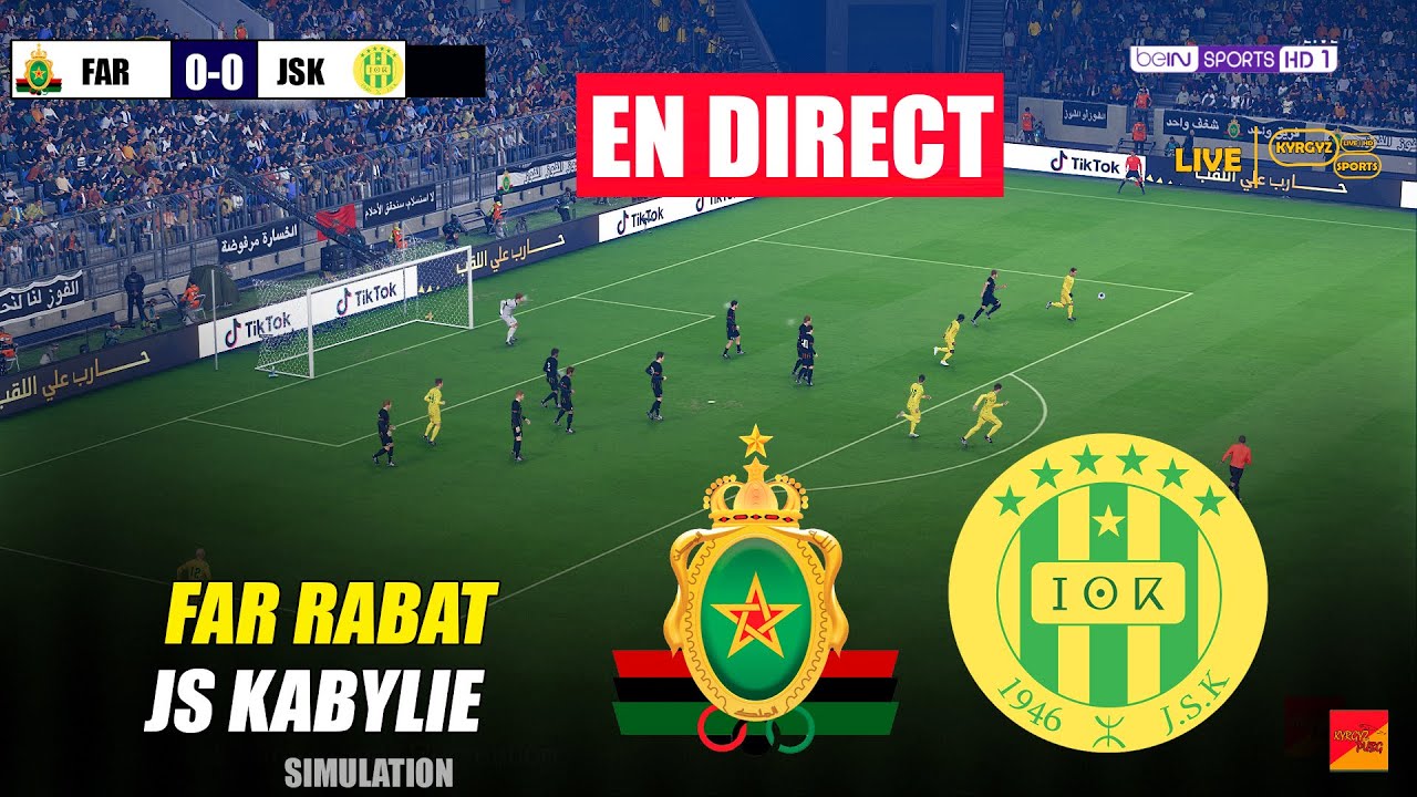 🔴EN DIRECT : FAR RABAT vs JS KABYLIE | eFootball PES 21 Simulation Gameplay PC