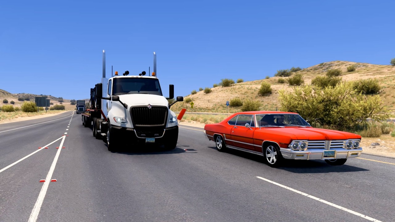 International LT Day Cab | 400HP | American Truck Simulator | GamePlay