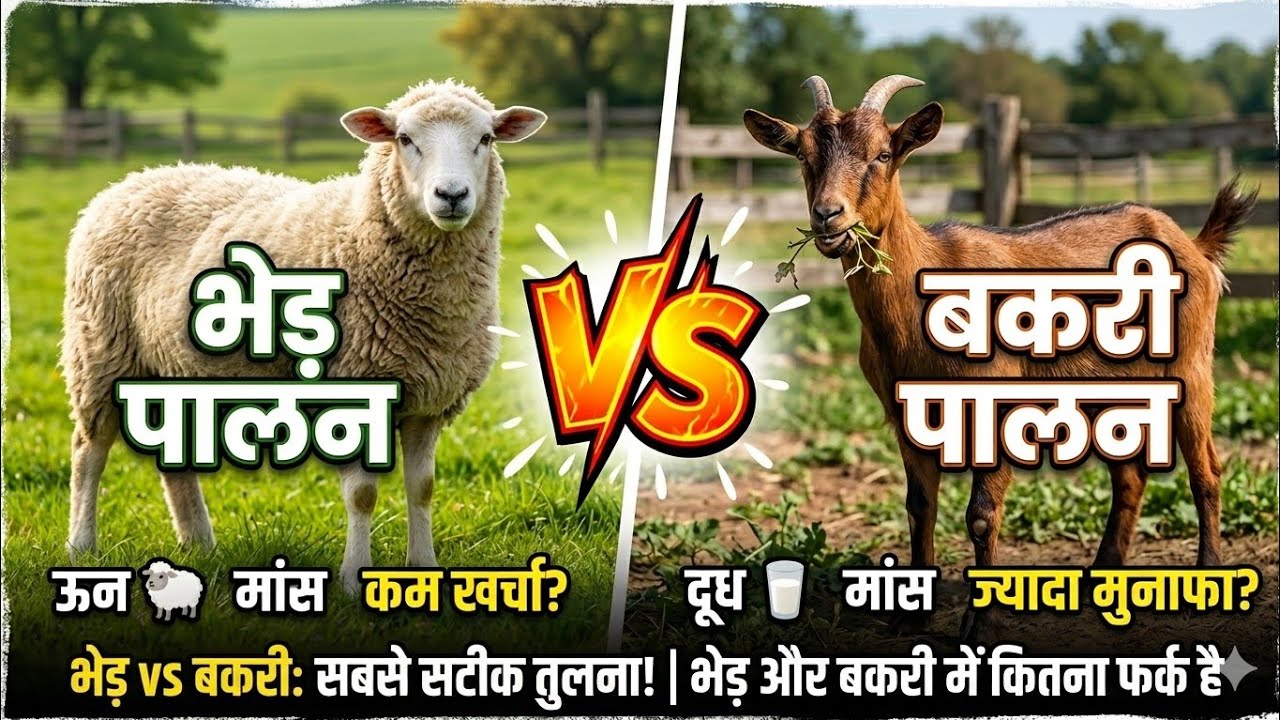 कमाई का बाप कौन? 🐐 बकरी vs भेड़ 🐑 | 2026 में कौन सा बिज़नेस शुरू करें?