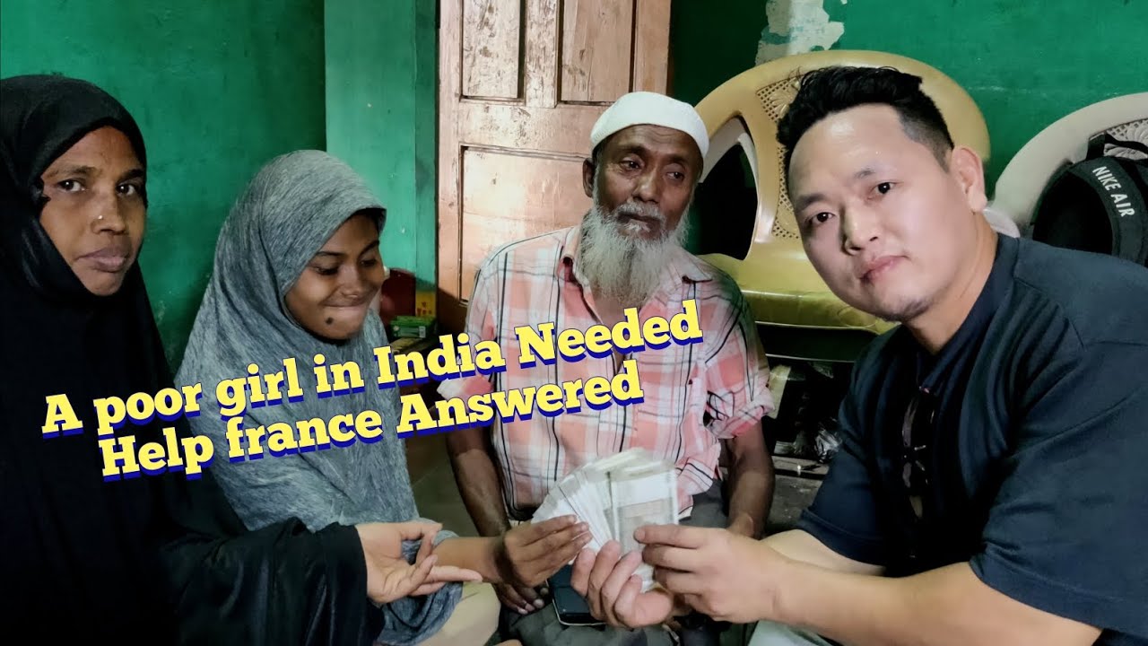 Kindness Across the World – France Helps a Poor Girl in India  .